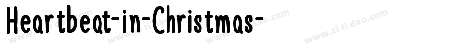Heartbeat-in-Christmas字体转换