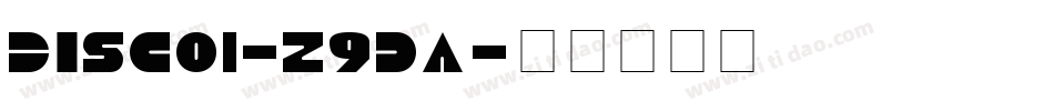 Disco1-z9da字体转换