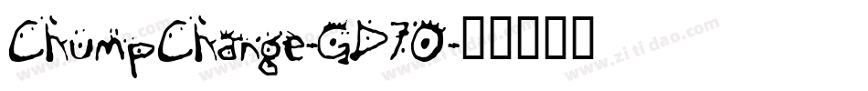 ChumpChange-GD7O字体转换
