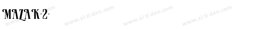 mazak-2字体转换