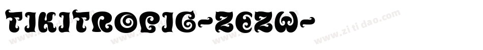 TikiTropic-zezw字体转换