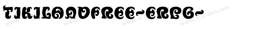 TikilandFree-eRp6字体转换