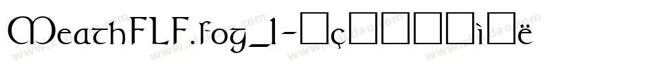 MeathFLF.fog_1字体转换