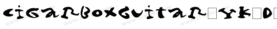 CigarBoxGuitar-yK6d字体转换