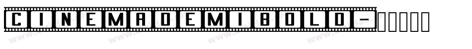CinemaDemiBold字体转换