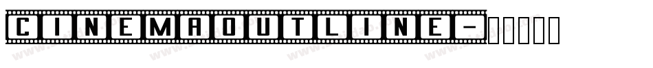 CinemaOutline字体转换