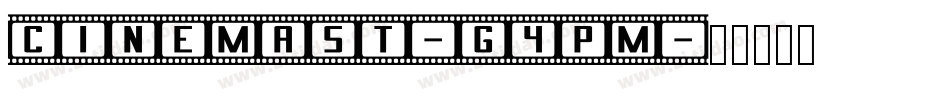 CinemaSt-G4Pm字体转换