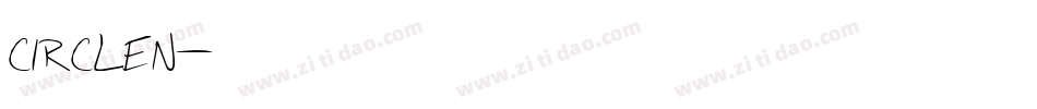 CIRCLEN字体转换