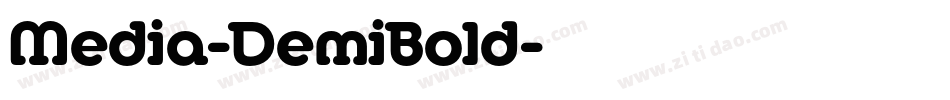 Media-DemiBold字体转换