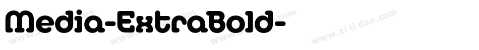 Media-ExtraBold字体转换