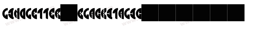 LinoLetter-BlackItalic字体转换