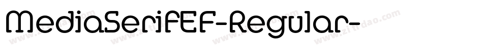 MediaSerifEF-Regular字体转换