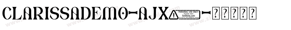 ClarissaDemo-AjX2字体转换