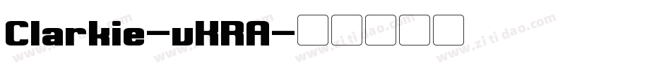 Clarkie-vKRA字体转换
