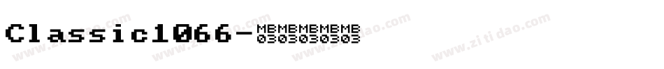 Classic1066字体转换