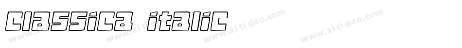Classica-Italic字体转换