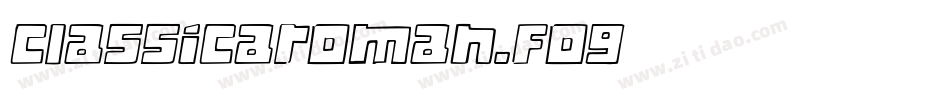 ClassicaRoman.fog字体转换