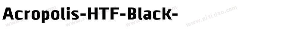 Acropolis-HTF-Black字体转换