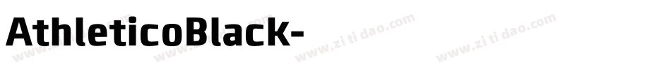 AthleticoBlack字体转换