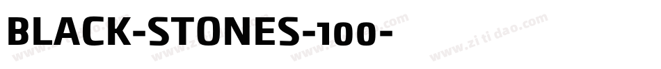 BLACK-STONES-100字体转换