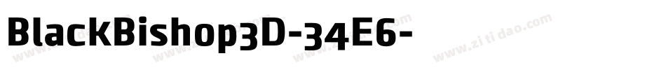 BlackBishop3D-34E6字体转换