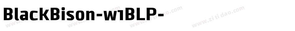 BlackBison-w1BLP字体转换