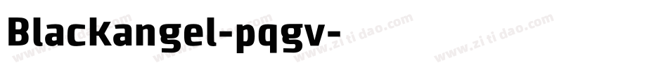Blackangel-pqgv字体转换