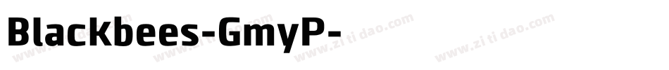 Blackbees-GmyP字体转换