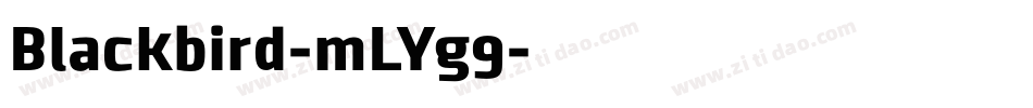 Blackbird-mLYg9字体转换