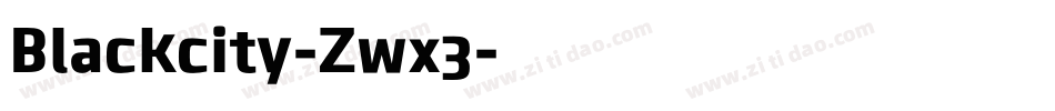 Blackcity-Zwx3字体转换