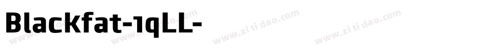 Blackfat-1qLL字体转换