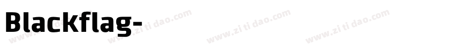 Blackflag字体转换