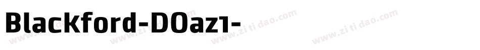 Blackford-DOaz1字体转换
