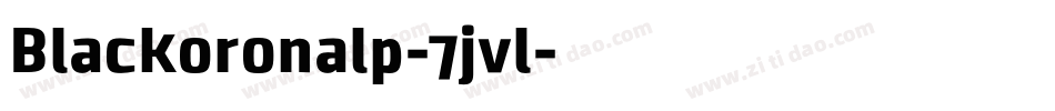 Blackoronalp-7jvl字体转换