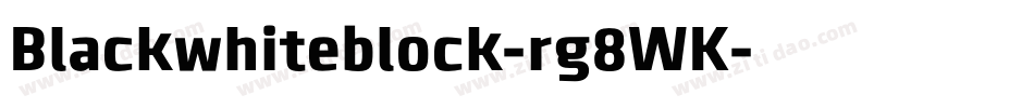Blackwhiteblock-rg8WK字体转换