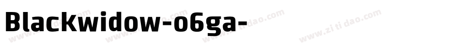 Blackwidow-o6ga字体转换