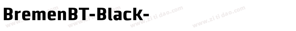 BremenBT-Black字体转换