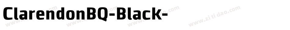 ClarendonBQ-Black字体转换