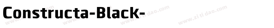 Constructa-Black字体转换