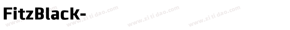 FitzBlack字体转换