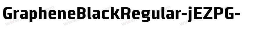 GrapheneBlackRegular-jEZPG字体转换