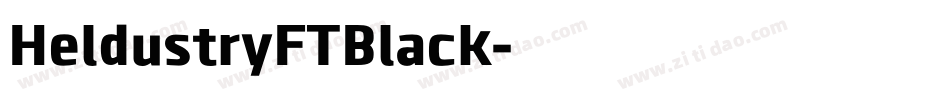 HeldustryFTBlack字体转换