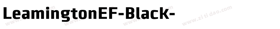 LeamingtonEF-Black字体转换