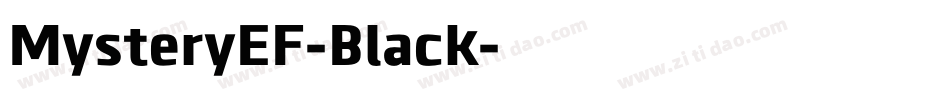 MysteryEF-Black字体转换