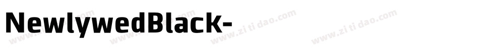 NewlywedBlack字体转换