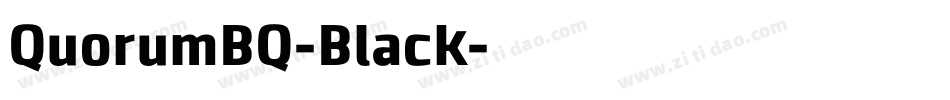QuorumBQ-Black字体转换