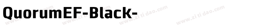 QuorumEF-Black字体转换
