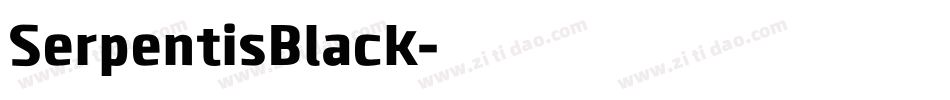 SerpentisBlack字体转换