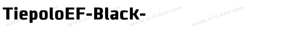 TiepoloEF-Black字体转换