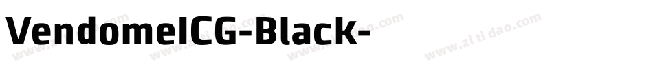 VendomeICG-Black字体转换